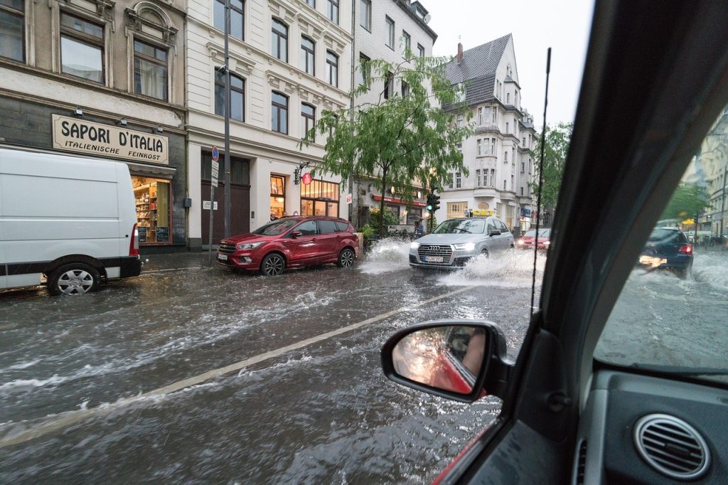 Záplavy v Kolíně nad Rýnem, ilustrační foto
